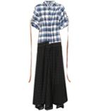 Loewe Checked Cotton Midi Dress