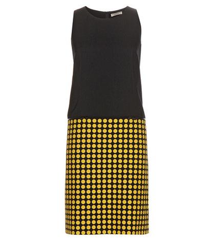 Edie Parker Printed Wool Dress
