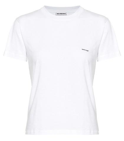 Balenciaga Logo Printed Cotton T-shirt