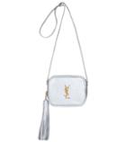 Saint Laurent Monogram Blogger Metallic Leather Bag