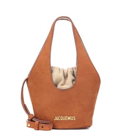 Jacquemus Le Cariño Suede Bucket Bag