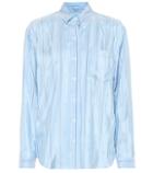 Burberry Striped Silk Shirt