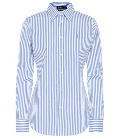 Chlo Striped Cotton-blend Shirt