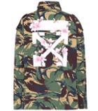 Aquazzura Diag Camouflage Jacket