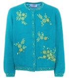 Prada Angora-blend Embellished Cardigan