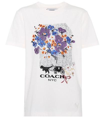 Coach Daisy Embroidered T-shirt