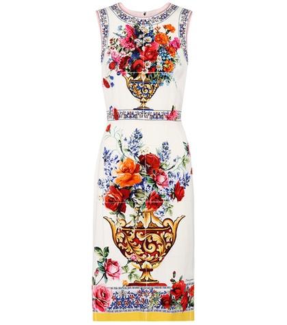 Etro Printed Stretch-silk Dress