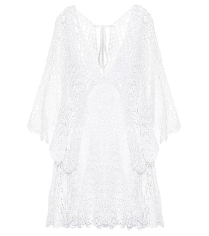 Anna Kosturova Chloé Crochet Cotton Minidress