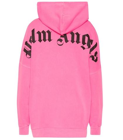 Palm Angels Logo-printed Cotton Hoodie