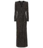 Victoria Beckham Embellished Suede Coat