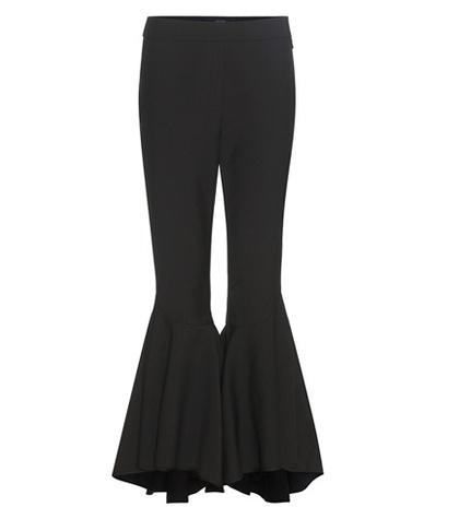 Ellery Sinuous Virgin Wool-blend Cropped Flared Trousers