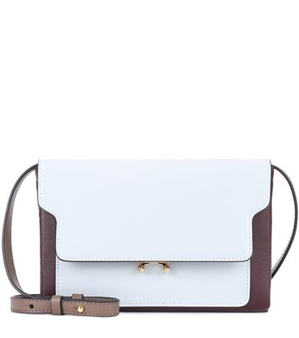 Gianvito Rossi Trunk Leather Crossbody Bag