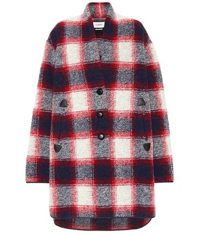 Isabel Marant Gabrie Checked Wool-blend Jacket