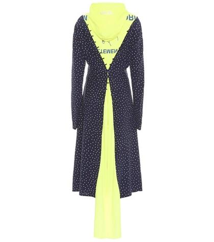 Vetements Emoji Polka-dot Silk Dress