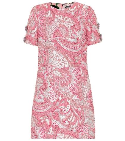 Dolce & Gabbana Metallic Silk-blend Jacquard Dress