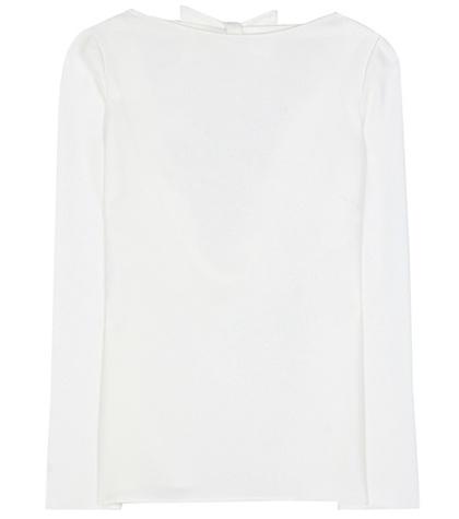 Rick Owens Silk Open-back Blouse