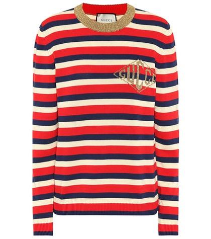 Gucci Striped Cotton Sweater