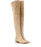 Aquazzura Rolling Mid Suede Over-the-knee Boots