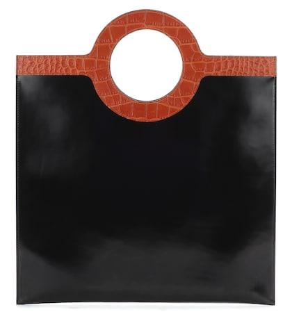 P.e Nation Flat Leather Tote