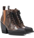 Chlo Rylee Leather Lace-up Boots