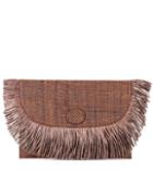 Simone Rocha Mandorle Raffia Clutch