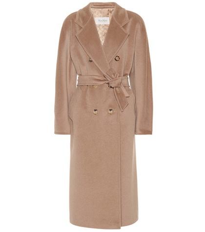 Max Mara Madame Wool And Cashmere-blend Coat