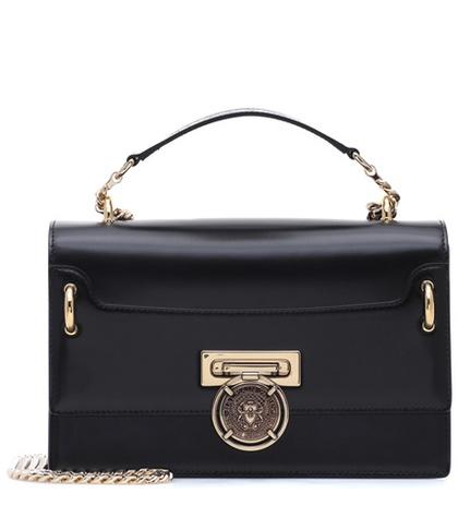 Balmain Bbox 25 Leather Shoulder Bag