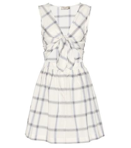 Maison Kitsun Liba Check Cotton Dress