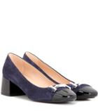Tod's Double T Suede Pumps