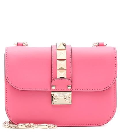 Valentino Garavani Valentino Garavani Lock Leather Shoulder Bag