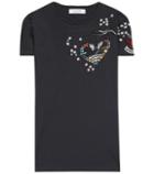 Valentino Embellished Cotton T-shirt
