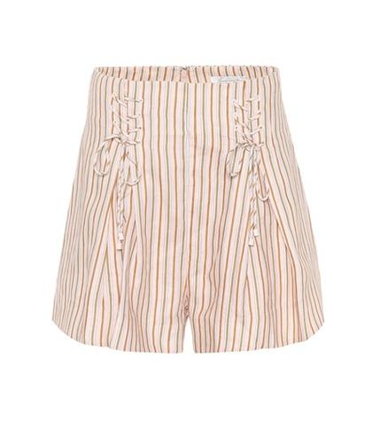 Zimmermann Striped Linen Shorts