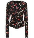 Isabel Marant Domino Floral-printed Top