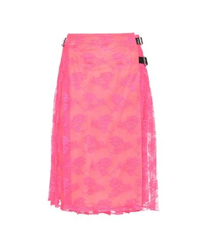 Charlotte Olympia Lace Wrap Skirt
