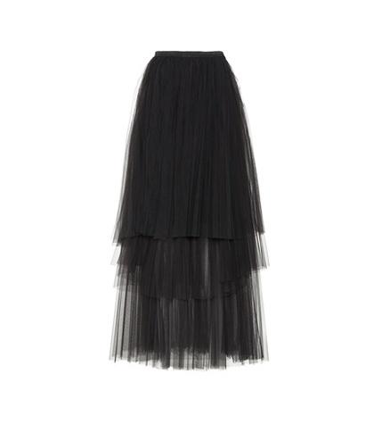 Brunello Cucinelli Tiered Tulle Skirt
