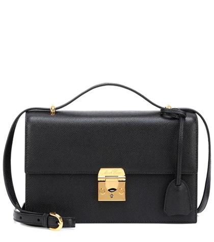 Mark Cross Downtown Leather Shoulder Bag