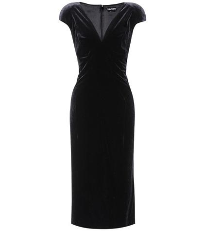 Tom Ford Sleeveless Velvet Dress