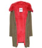 Yves Salomon - Army Fur-trimmed Cotton Coat