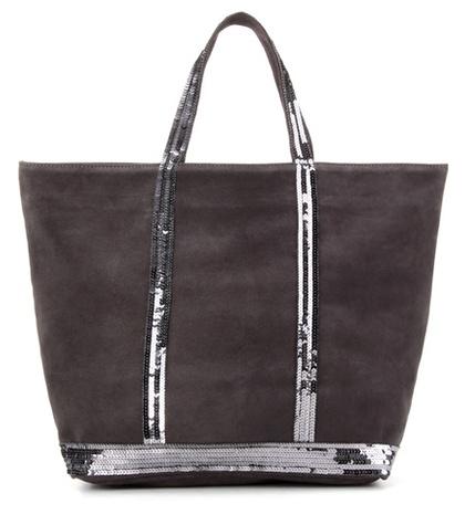 Vanessa Bruno Cabas Medium Embellished Suede Shopper
