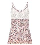 Chlo Floral-print Lace Camisole