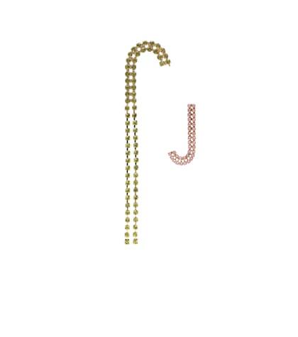 Jacquemus Les Boucles Rocca Crystal Earrings
