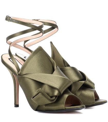 N21 Satin Sandals