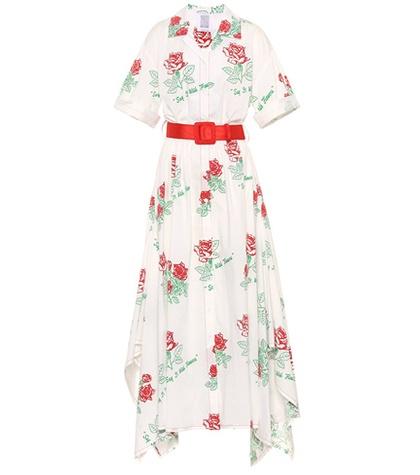 Erdem Waiting For Godet Midi Dress