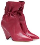 Isabel Marant Lileas Leather Ankle Boots