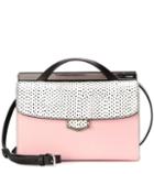 Fendi Demi Jour Snakeskin And Leather Shoulder Bag