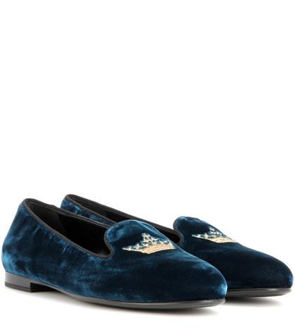 Church's Ingrid Velvet Loafers