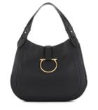 Salvatore Ferragamo Perrine Leather Hobo Bag