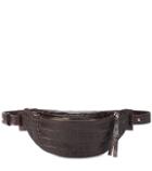 Nanushka Lubo Embossed Leather Belt Bag
