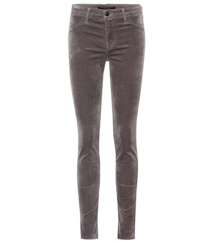 J Brand Luxe Velveteen Skinny Jeans