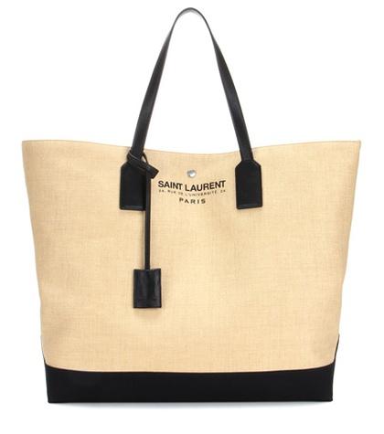 Saint Laurent Large Shopper Raffia Shopper